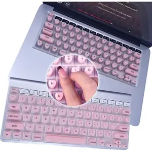 Keyboard Cover for Long Nails Compatible with MacBook Pro 13 inch M2 2023, 2022, 2021 2020 M1 A2338 A2289 A2251&Compatible with MacBook Pro 16 2020 2019 A2141 Touch ID,  ANSI ( & Heart)