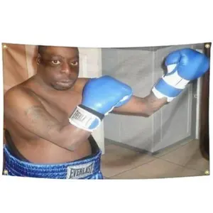 Boxing Green Lester Beetlejuice Flag 3x5 Feet Banner Funny Flags for Room With Bass Groments for College Dorm Room Decor