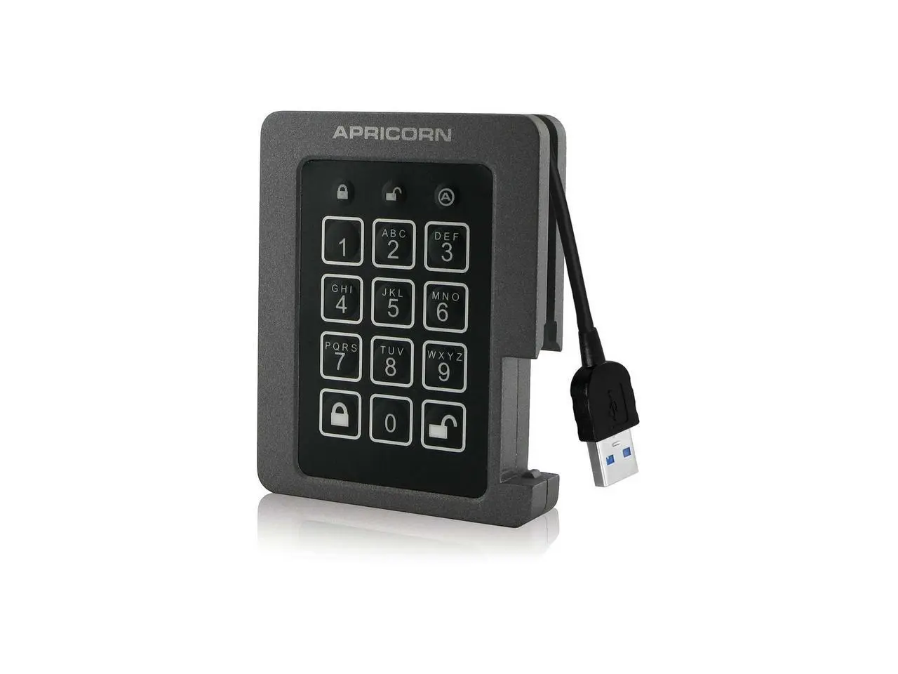 Apricorn Aegis Padlock ASSD-3PL256-480F 480 GB External Solid State Drive