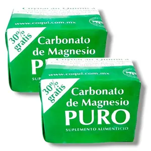 2 Pack - Cloruro de Magnesio Magnesium Square 7 gr - Cubos de Magnesio - Wellness Supplement - Natural, Healthcare