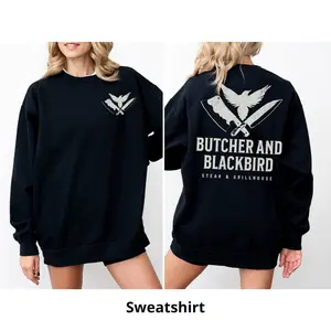 Butcher and Blackbird Booktrovert Bookish Hoodie Dark Academia Hoodie Born to Read Bookish things Enemies to lovers Romantasy Bookworm