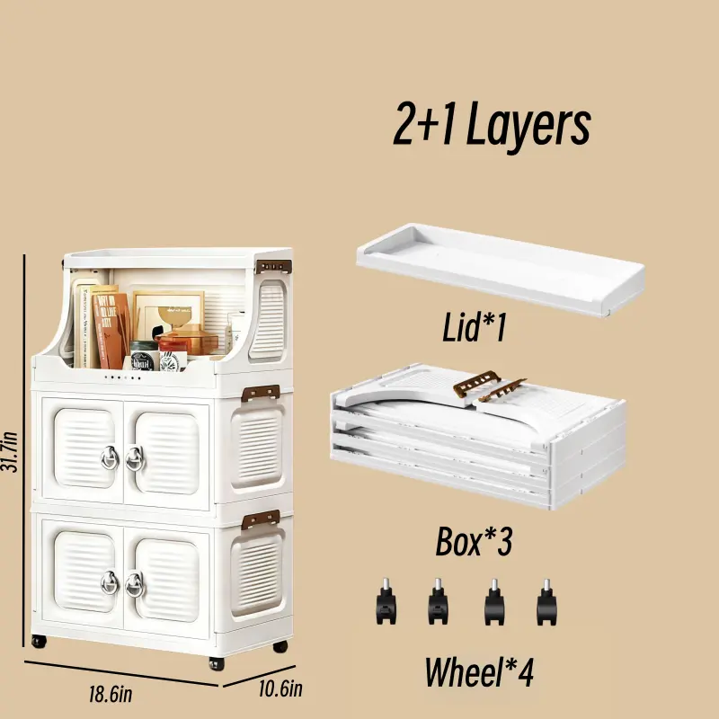2-Tier+ 1 open-top