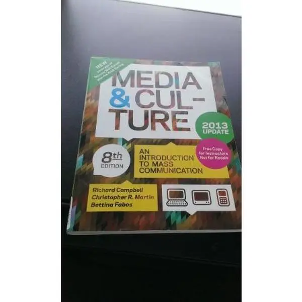 USED-Media & Culture: An Introduction to Mass Communication (2013 Update) by Richard Campbell (Paperback)