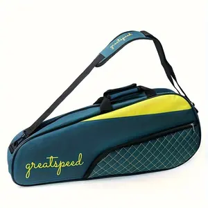 Can Hold 3 Tennis Racket Bags. Single Shoulder Bag Suitable for Men and Women. Suitable for Badminton Rackets and Tennis Rackets.