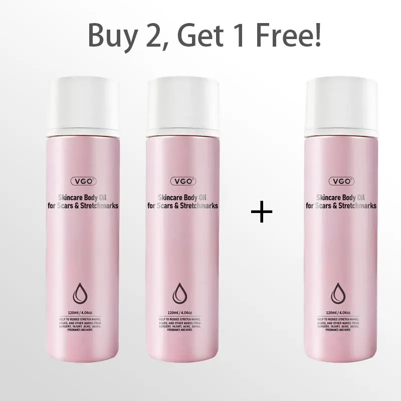 【Buy 2, Get 1 Free!】VGO Skincare Body Oil Vitamin A / E Serum for Scars & Stretchmarks, 50/120ml，Relaxing, Skin Care Comfort Cosmetic Moisturizing Body Oils Repairing Oil Soothing Body Oil Hydrating Recovery Oil