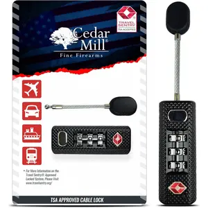 TSA Approved Travel Locks for Luggage, Gym Locker & Guncase - Heavy Duty for Outdoor Tent, Zippered Backpacks Secure Travel Suitcase Locks & More