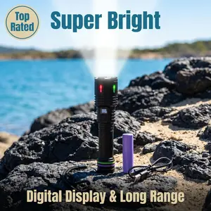 Digital Display Bright Flashlight Full Accessories Included Use Immediately No Extra Parts Needed