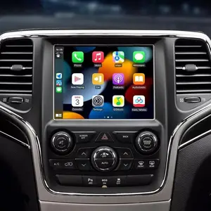 Car Stereo Radio for Jeep GrandCherokee 2015-2021  GPS 4+64G Navi for CarPlay Wireless Android Auto 8.4in Android 15 Touchscreen with Bluetooth WiFi FM/RDS SWC Mirror Link Split Screen Camera