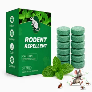 100% Natural Peppermint Oil  Mouse & Pest Repellent Balls (12 Pack), Pet Friendly, Safe Rodent Deterrent for Indoor, Outdoor, Home & Garage, Pet Friendly