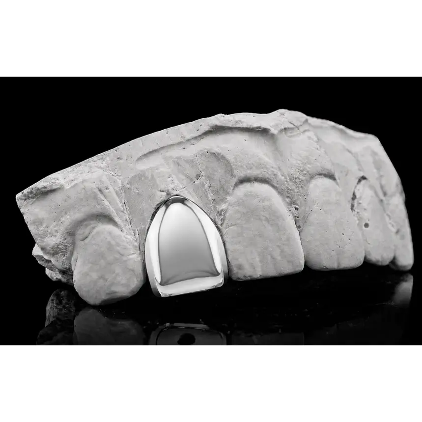 Silver Single Grillz Tooth Cap