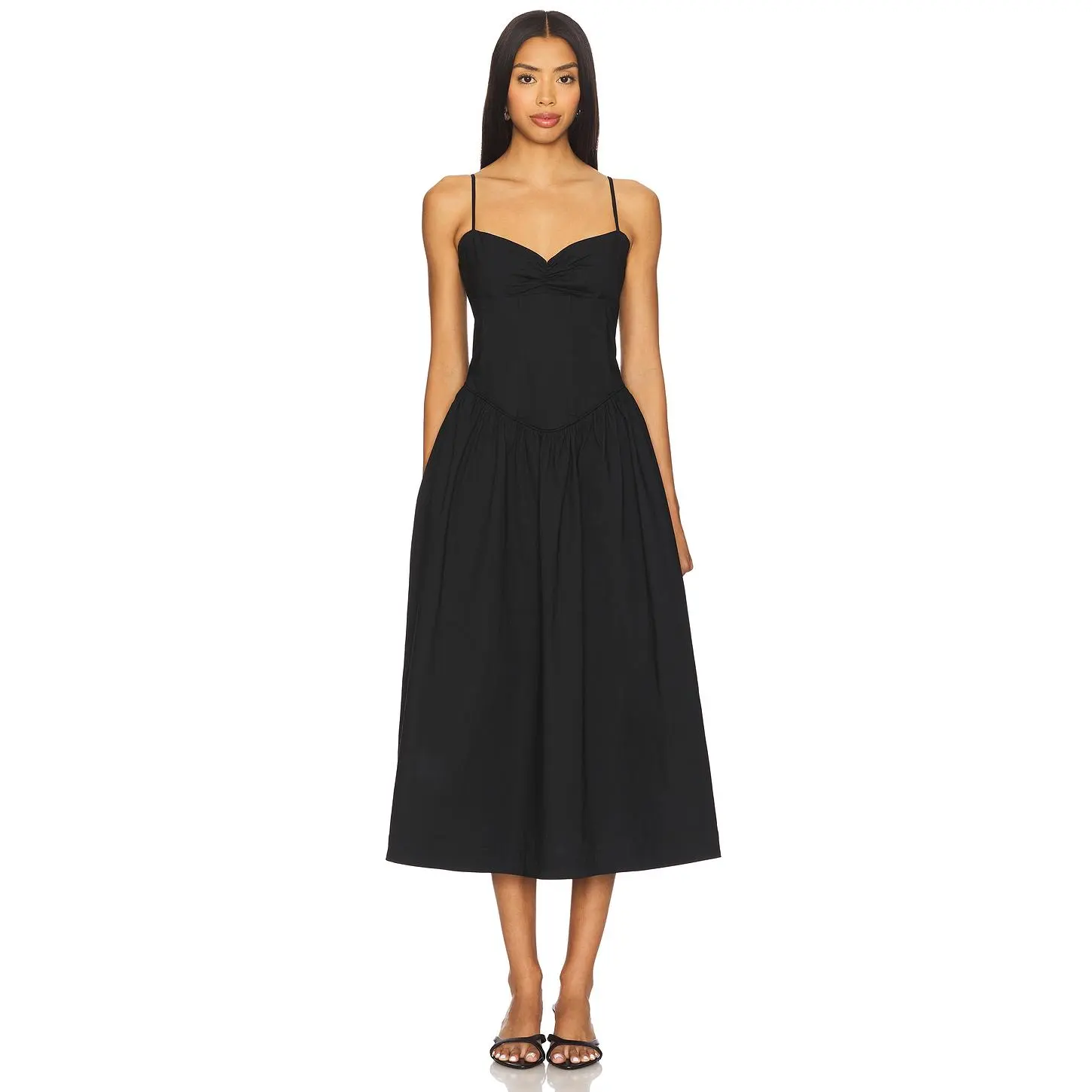 midi dress for family photos Meet The Family Pleated Midi Dress – Maimoco