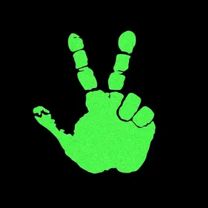 Off-Road Wrangler Wave Hand Print Vinyl Decal Sticker UV & Waterproof Bumper Window Laptop Automotive Water Bottle Gift accessories – LIME GLOW 5"