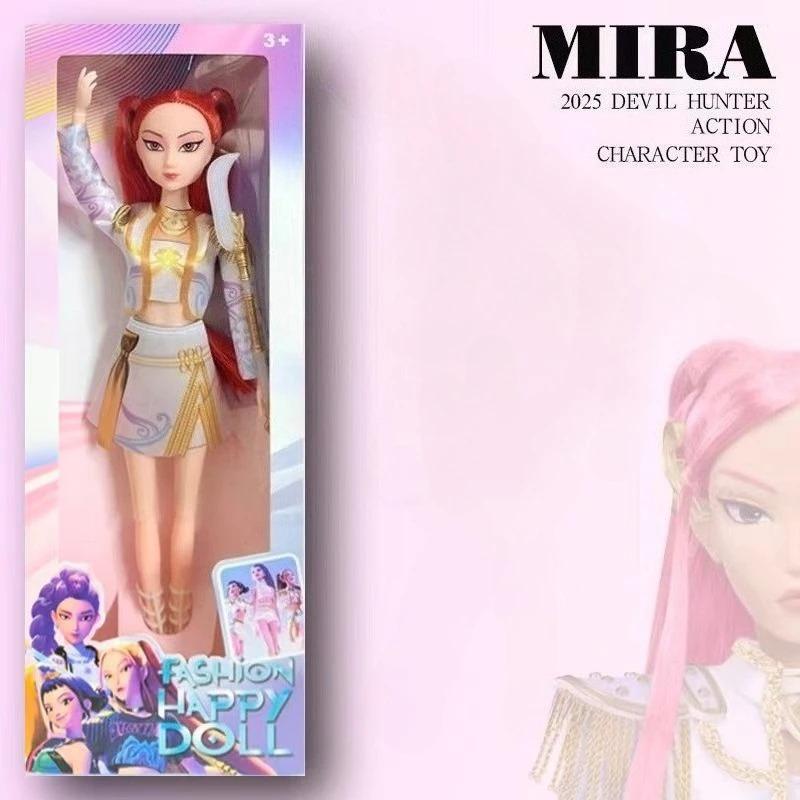 New Arrival Kpop Demon Hunter Girl Group Dolls - Mira, Rumi, Zoey with Theme Song Music Toy, Back-to-school season Birthday Gift for Girls Collectible Dolls
