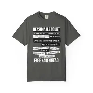 Free Karen Read Shirt. Karen Read Support T-Shirt, Unisex Graphic Tee for Advocacy, Casual Wear, Gifts for Protesters, Statement Apparel