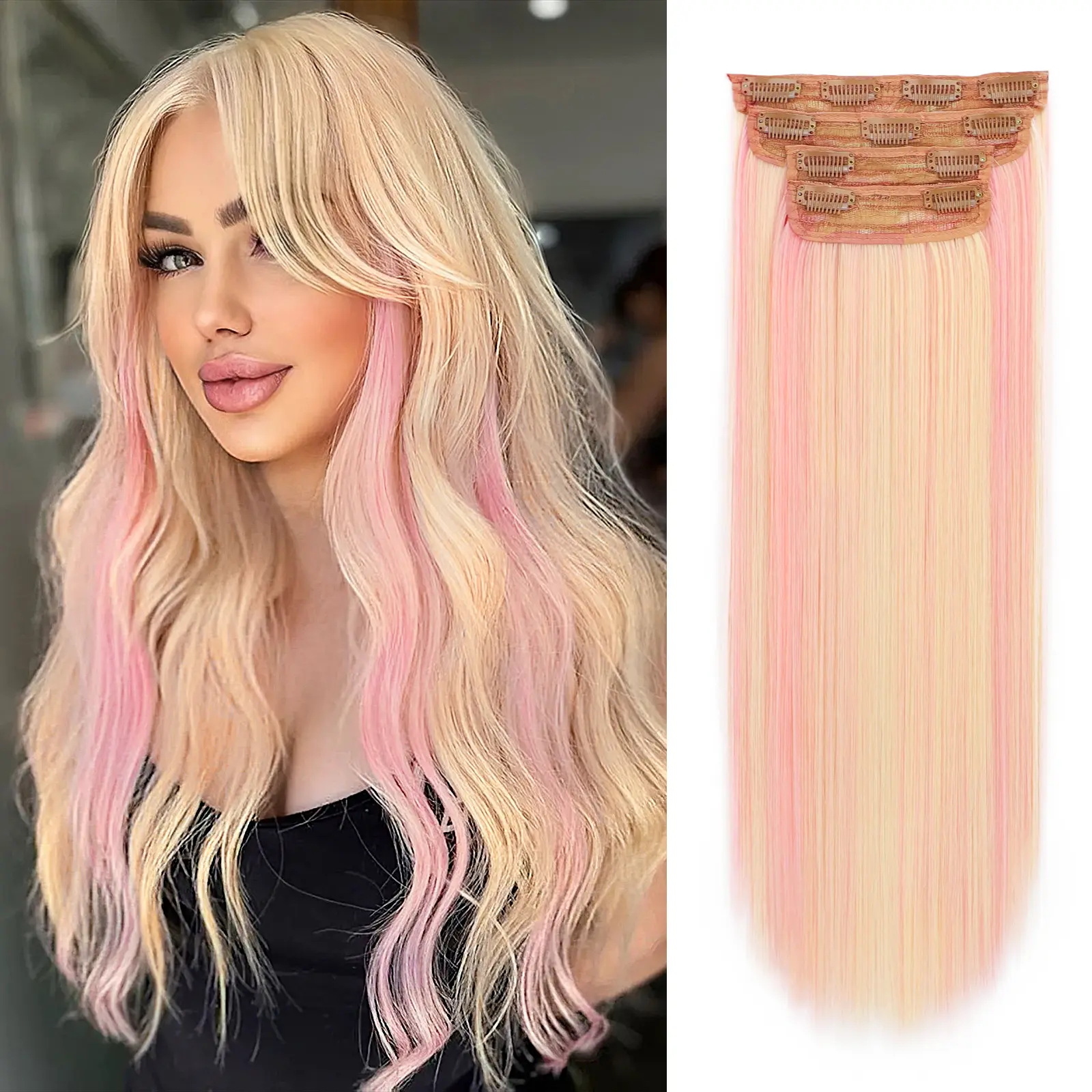 Blonde mix Pink