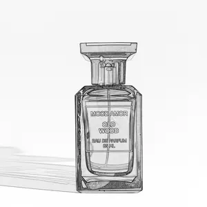 100ml Luxe Oud Wood Eau De Parfum, Spicy Woody Scent for Unisex, Long Lasting Elegant Fragrance for Office Business Winter