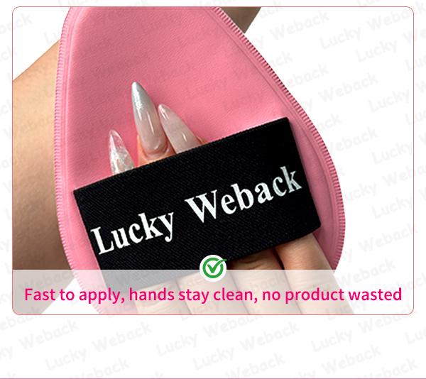 Weback Jumbo Body Puff – Super Soft, Quick Application, Saves Lotion & Oil, Easy to Clean for Body Lotion, Sunscreen