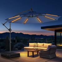 【HY21LSB】Solar Light Strips-Navy-with Base