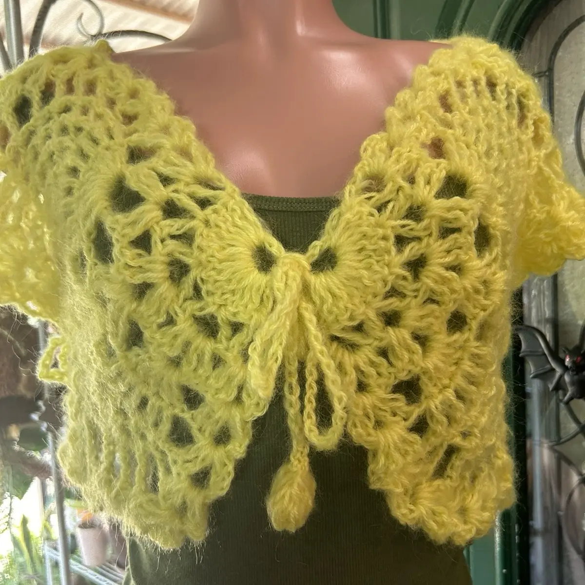 Crochet Butterfly Bolero or Top - Women's Knitwear - Womenswear