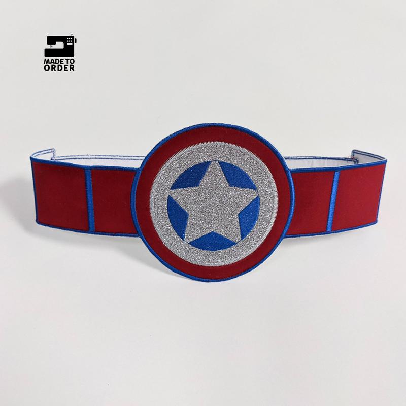 Star Superhero Belt | Captain America Themed Superhero Belt
