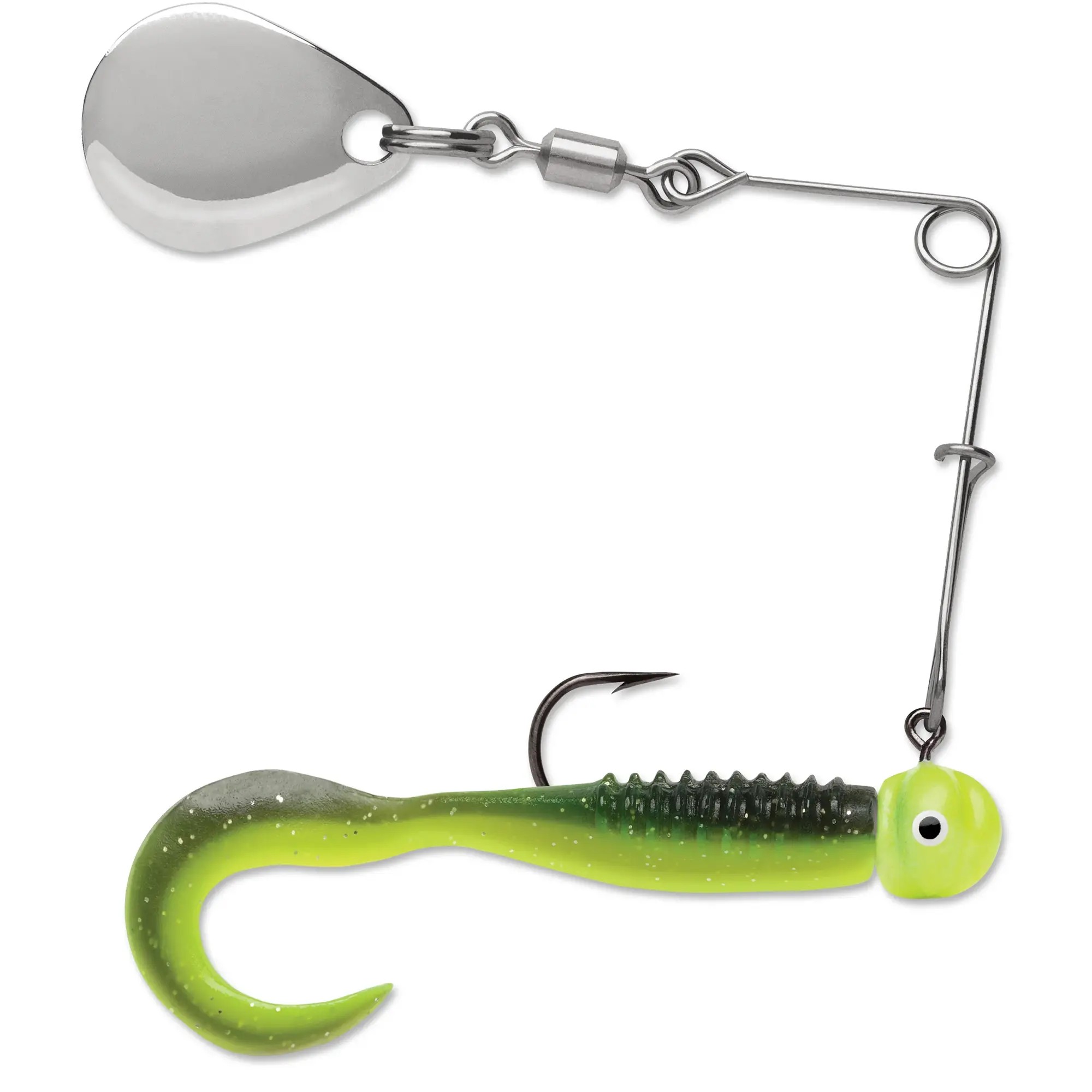 VMC Boot Tail Spinnerbait Fishing Lures - Light, Subtle Vibrating Tail Action, Trigger the Bite, Artificial Fish Attractant Spinning Lures, Ideal Gift for Fishermen