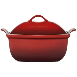 Le Creuset 4.5 Qt. Heritage Deep Covered Rectangular Baker | Cerise