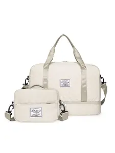 Spring New Large Capacity Quilted Portable Travel Bag with Wet Dry Separation Travel Organizer Bag Perfect for Gym Commuting and Short Trips