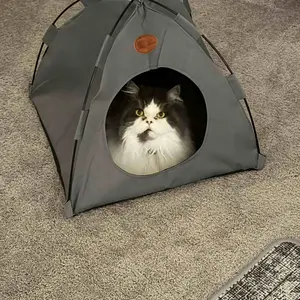 Foldable Pet Tent with Mat - Ideal for Outdoor Travel and Camping - Suitable for Cats and Dogs - Perfect Nest for Pets in All Seasons， cozy  cat  house pet  nest