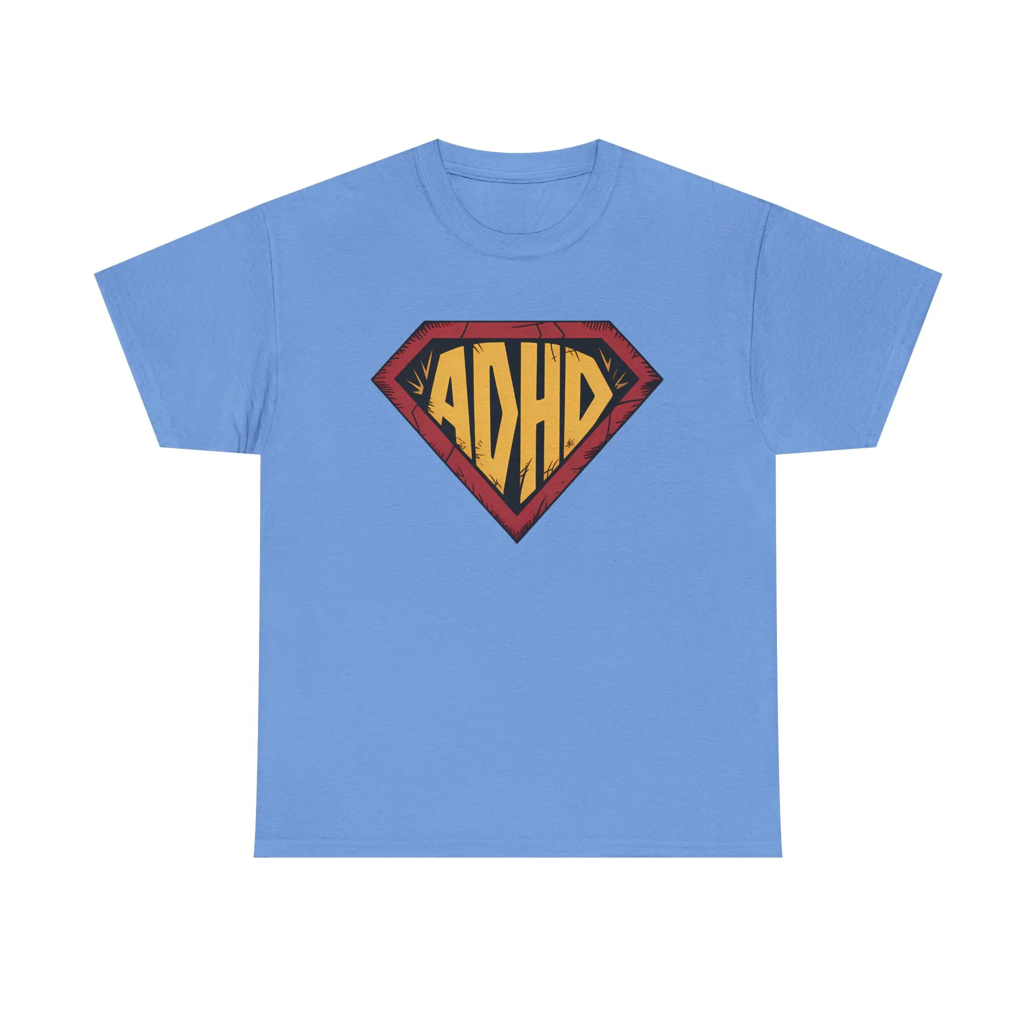 ADHD Superhero Logo Emblem Superman Style T-Shirt
