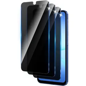 3 Pack  Screen Protector Designed for  Galaxy A17,Full Coverage Anti-Spy Tempered Glass Film,9H Hardness,Anti-Fingerprint,Bubble Free,Easy to Install