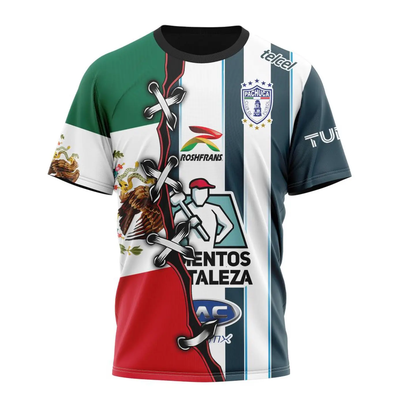 LIGA MX C.F. Pachuca Special Mix Mexico Flag Design