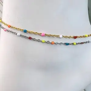 Multi Color Water Resistant Anklet
