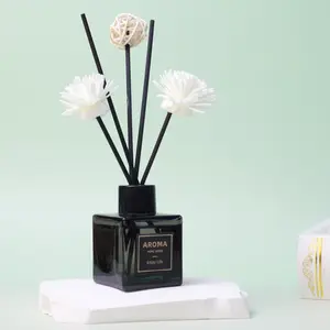 50ml Reed Diffuser with Stick, Aromatherapy Essential Oil Diffuser, Air Fragrance Diffuser, Home Fragrance Reed Diffuser, Scented for Bathroom, Bedroom, Living Room, Office