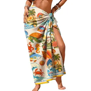 Swimsuit Coverup for Women Beach Sarong Wrap Long Bikini Coverup