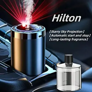 Smart Car Air Fresheners/Essential Oil Car Aromatherapy Diffuser - Portable, Intelligent Self-Spraying Atomizer With Lasting Light Fragrance, Comfortable& Soothing-Specifically Designed For Vehicles To Eliminate Odors And Freshen The Air