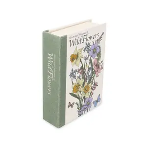 Book Notecube And Box, Wildflowers