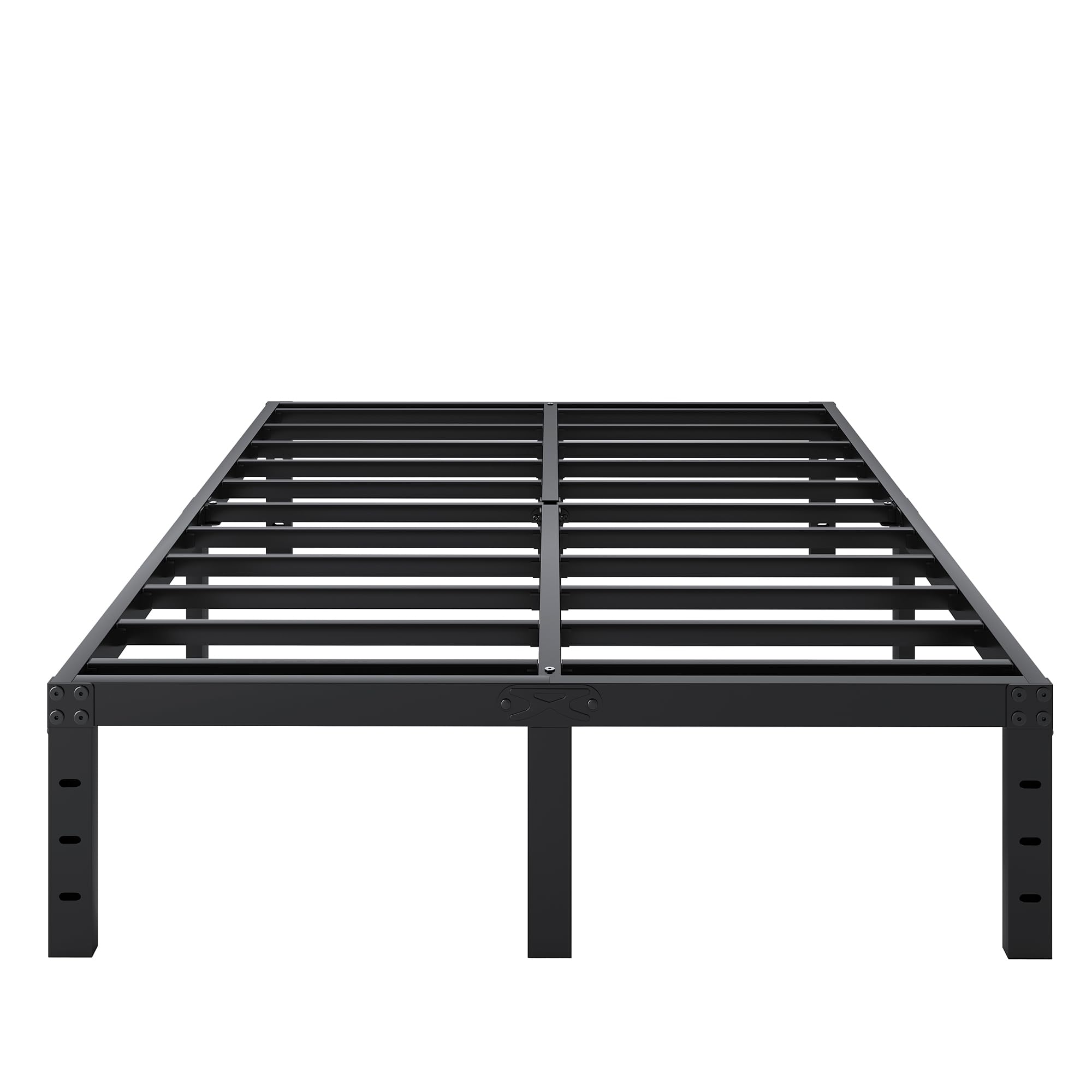 Edenza-Bed Frame- 14 Inches, Twin Full Queen King Size with Storage Space Under Frame ，Heavy Duty Metal Platform Bed Frames , Sturdy Steel Slat Support barbarian Furniture Home Modern Interior