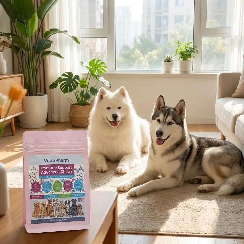 Stop Dog Anxiety & Barking - VetraPharm Emotional Balance Chews - Gut-Brain Axis Support for Daily Calm