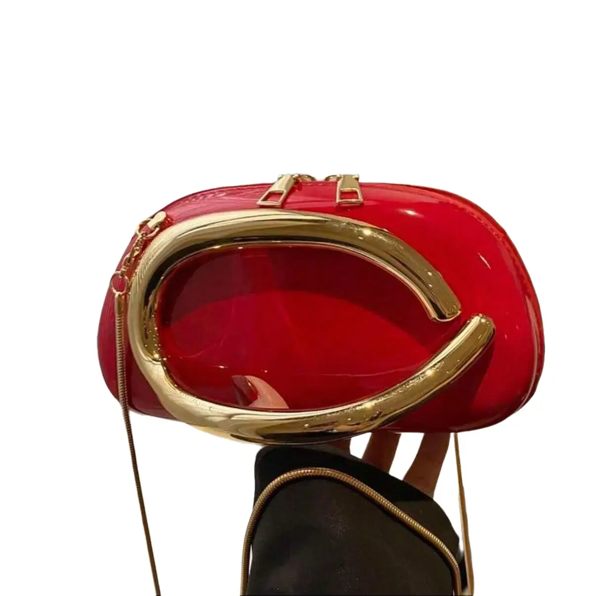 New Women's Metal Personalized Design Shoulder Crossbody Handbag, Evening Bag with Chain, Party Purse, Bridal Clutch