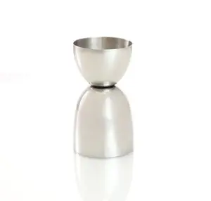 BarConic® Stainless Steel Rounded Jigger, 35ml-50ml Cocktail Utensil for Bar & Kitchen Use, Cocktails, Utensils