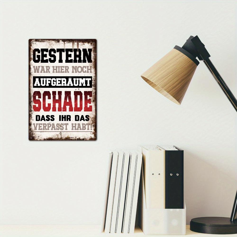 1pc Inspiration Quotes Metal Tin Sign, Funny Poster Vintage Plaque Wall Art Decor Gift For Family Friend Colleague, 7.9 X 11.8 Inches Christmas decorations