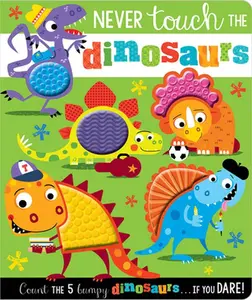 USED Book - Never Touch the Dinosaurs by Greening, Rosie (Board book) - english