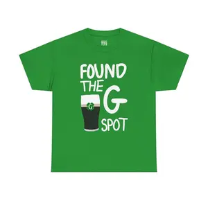 Found The G Shirt - Funny St. Patrick's Day T-shirt, Split The G Tee, Unisex Cotton Shirt