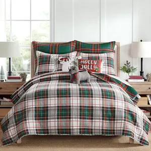 Thatch Home Spencer Holiday Quilt - One Full/Queen Quilt - Levtex Home
