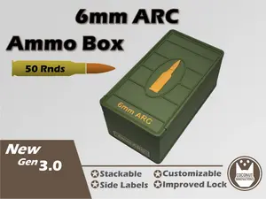 Ammo Storage Box - 6mm ARC - 50 Rounds