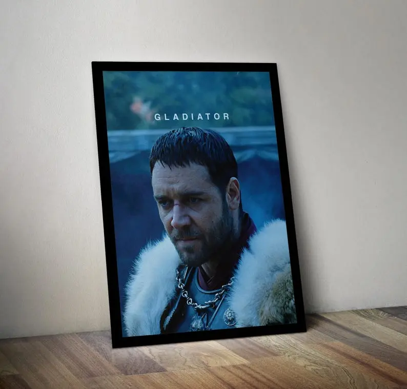 Gladiator Movie Poster - Minimalist Art Print - Russell Crowe - Epic Film - Retro A2 Poster