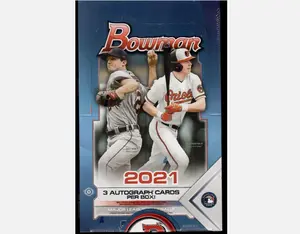 Bowman 2021 Baseball Jumbo Box 3 Chrome Autograph Cards Per Box Featuring Ke'Bryan Hayes & Dylan Carlson Rookie Cards 100 Base Set & 150 Prospect Set