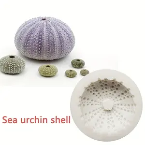 Sea urchin aromatherapy candle, gypsum dropper resin, silicone mold, ocean style decoration ornament, DIY handicraft manufacturing tool