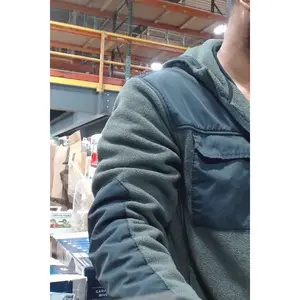 Green Fleece Activewear Jacket