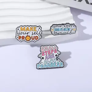3PCS cartoon letter series badge pin, fashionable item, exquisite brooch, suitable for decoration on backpacks and clothing, exquisite gift, perfect for giving gifts